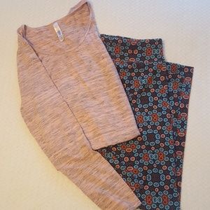 LulaRoe Lynnae and TC Leggings